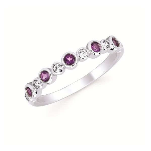 Amethyst and Diamond Fashion Ring Hogan's Jewelers Gaylord, MI