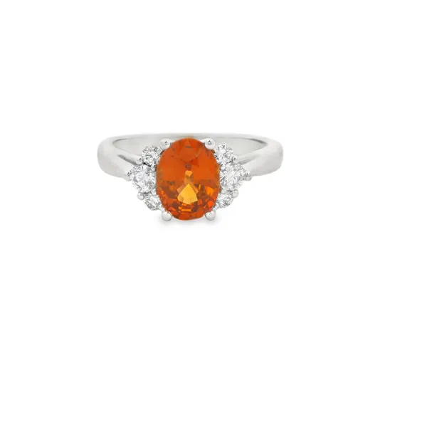 Spessartite and Diamond Ring Hogan's Jewelers Gaylord, MI