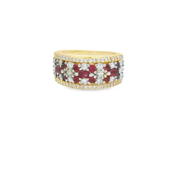 Ruby and Diamond Fashion Ring Hogan's Jewelers Gaylord, MI
