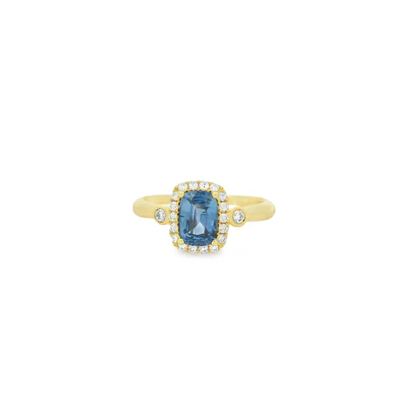 Blue Sapphire and Diamond Ring Hogan's Jewelers Gaylord, MI