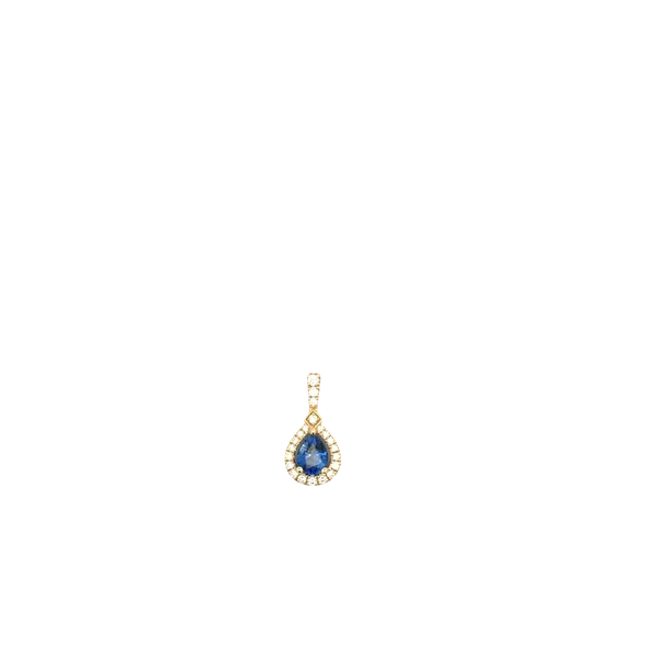 Blue Sapphire and Diamond Pendant Hogan's Jewelers Gaylord, MI