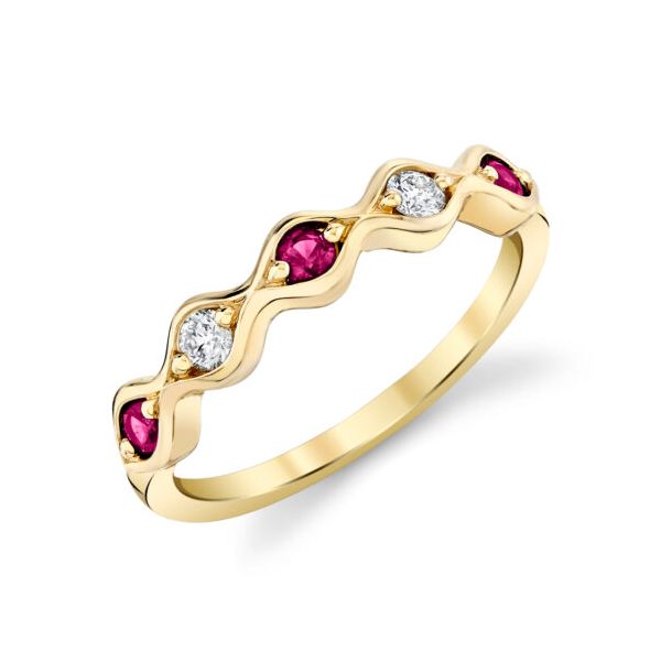 Ruby and Diamond Band Hogan's Jewelers Gaylord, MI