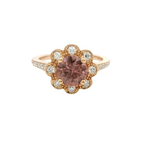 Pink Zircon Fashion Ring Image 2 Hogan's Jewelers Gaylord, MI