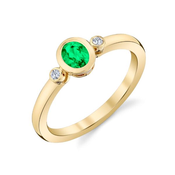 Tsavorite and Diamond Ring Hogan's Jewelers Gaylord, MI
