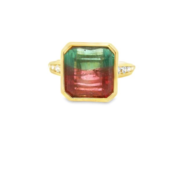 Watermelon Tourmaline Ring Hogan's Jewelers Gaylord, MI