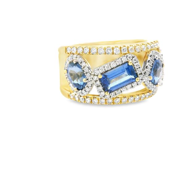 Multi-Shape Sapphire and Diamond Ring Hogan's Jewelers Gaylord, MI