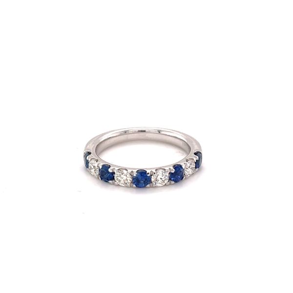 Sapphire and Diamond Band Hogan's Jewelers Gaylord, MI