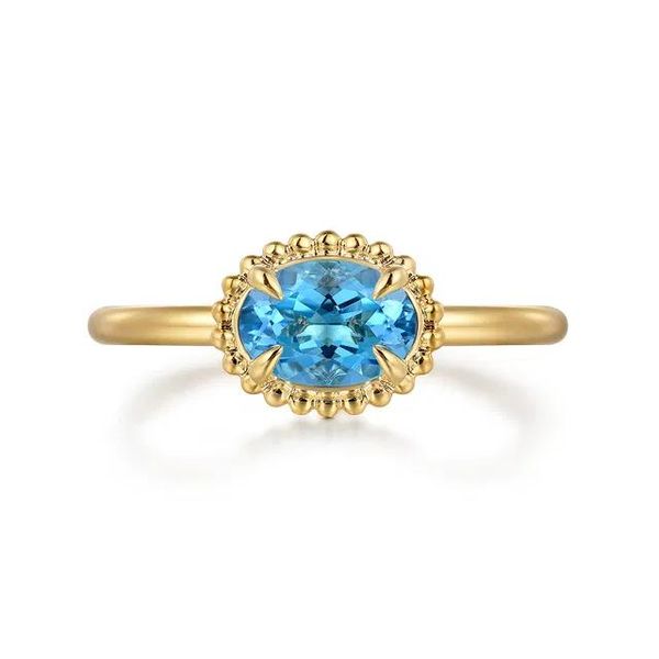 Blue Topaz Ring Hogan's Jewelers Gaylord, MI