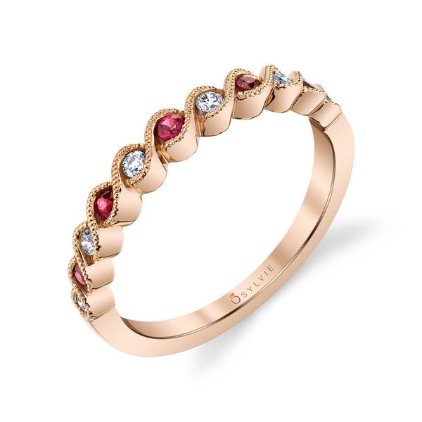 Ruby and Diamond Band Hogan's Jewelers Gaylord, MI