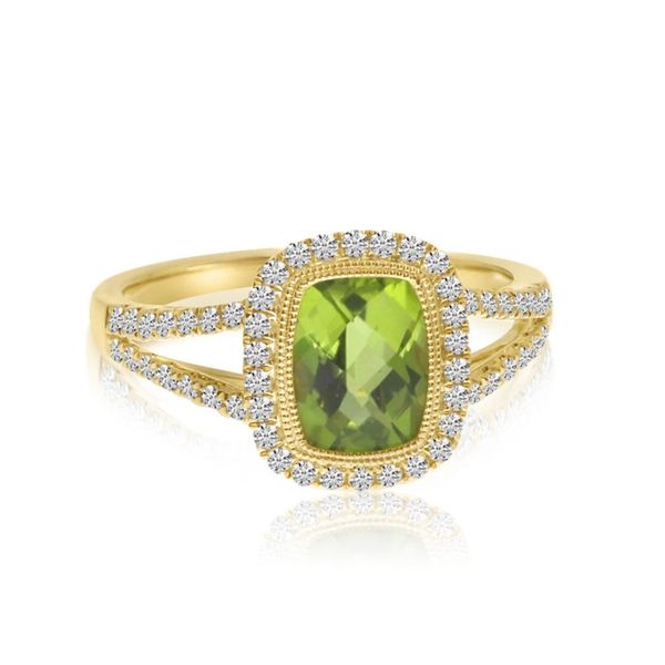 Peridot and Diamond Ring Hogan's Jewelers Gaylord, MI