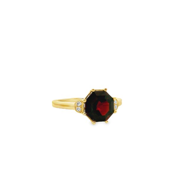 Garnet and Diamond Fashion Ring Hogan's Jewelers Gaylord, MI