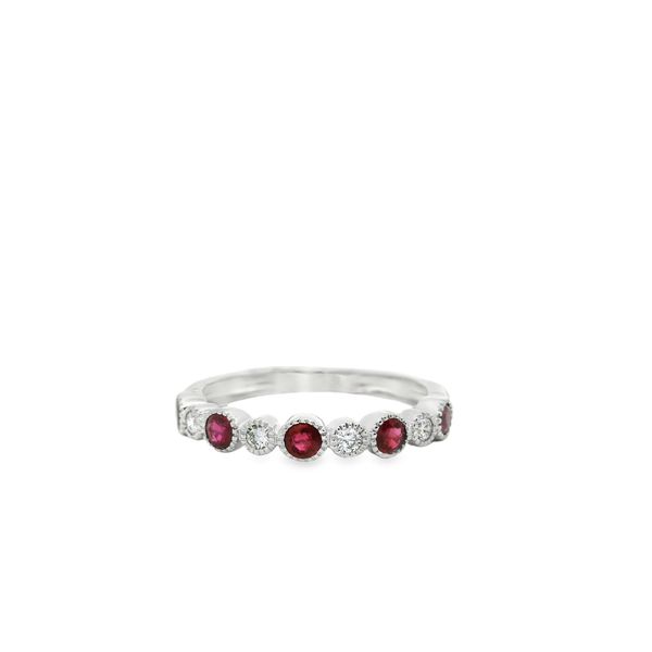 Ruby and Diamond Fashion Band Hogan's Jewelers Gaylord, MI