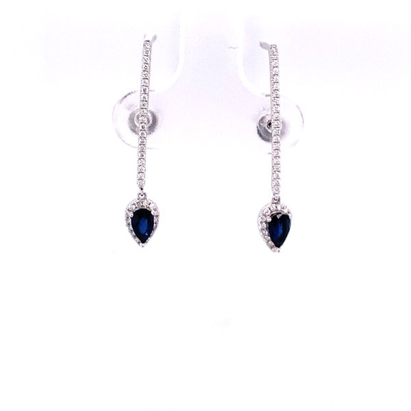 Sapphire and Diamond Earrings Hogan's Jewelers Gaylord, MI