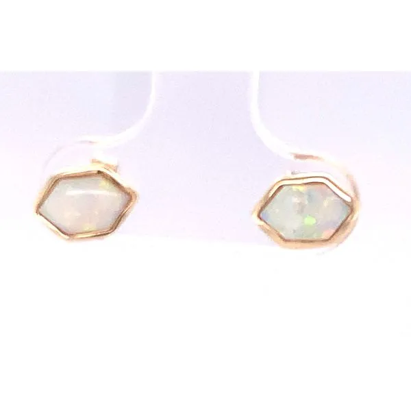Opal Stud Earrings Hogan's Jewelers Gaylord, MI