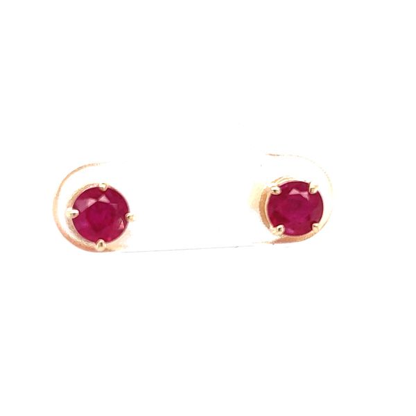Ruby Stud Earrings Hogan's Jewelers Gaylord, MI