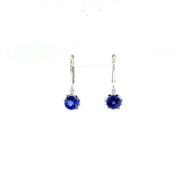 Tanzanite Lever Back Earrings Hogan's Jewelers Gaylord, MI