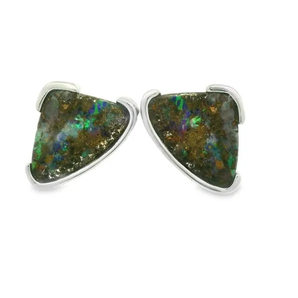Boulder Opal Stud Earrings Hogan's Jewelers Gaylord, MI