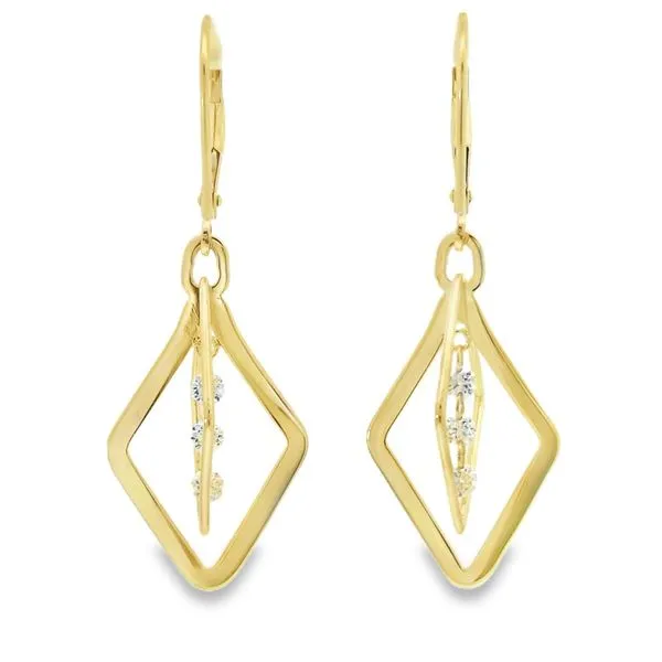 Dangle Diamond Earrings Hogan's Jewelers Gaylord, MI