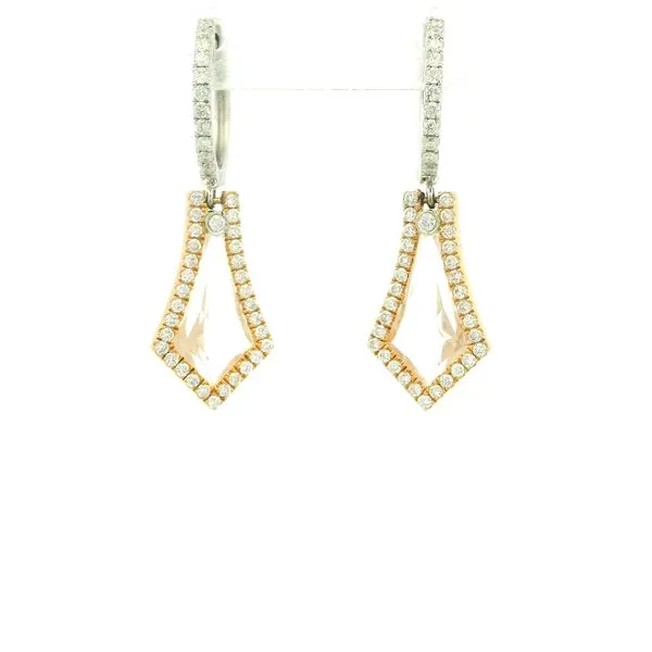 Clear Topaz and Diamond Earrings Hogan's Jewelers Gaylord, MI