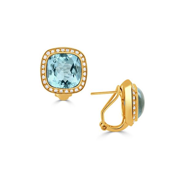 Blue Topaz Earrings Hogan's Jewelers Gaylord, MI