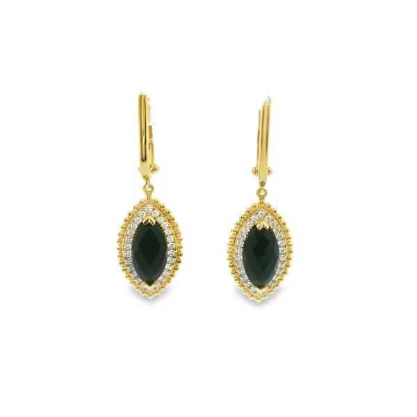 Black Onyx and Diamond Earrings Hogan's Jewelers Gaylord, MI