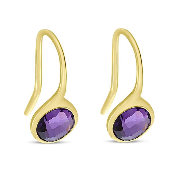 Amethyst Earrings Image 2 Hogan's Jewelers Gaylord, MI