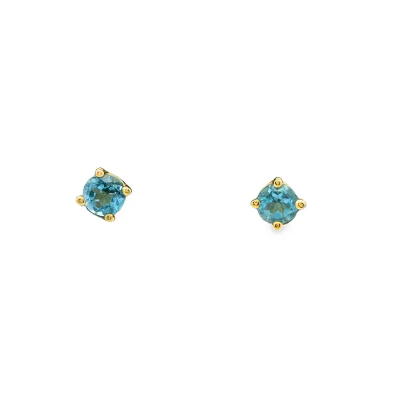Blue Topaz Studs Hogan's Jewelers Gaylord, MI
