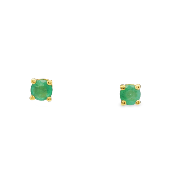 Emerald Studs Hogan's Jewelers Gaylord, MI