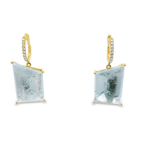 Aquamarine Earrings Hogan's Jewelers Gaylord, MI
