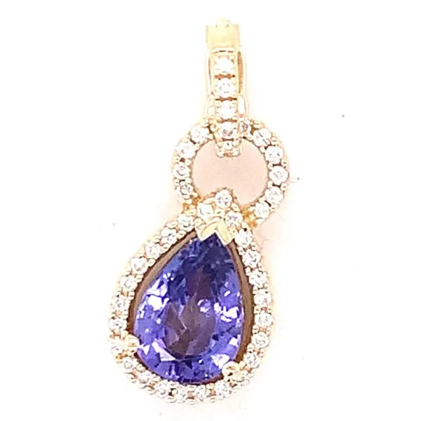 Tanzanite and Diamond Pendant Hogan's Jewelers Gaylord, MI