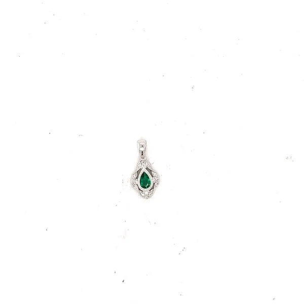 Pear Shaped Ruby and Diamond Pendant Hogan's Jewelers Gaylord, MI