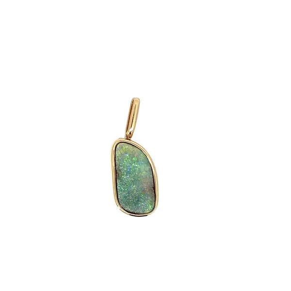 Black Boulder Opal Pendant Hogan's Jewelers Gaylord, MI