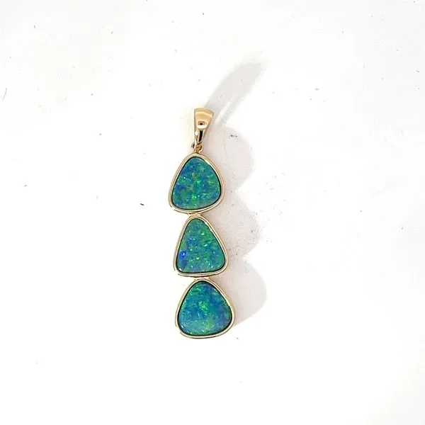 Triple Black Opal Pendant Hogan's Jewelers Gaylord, MI