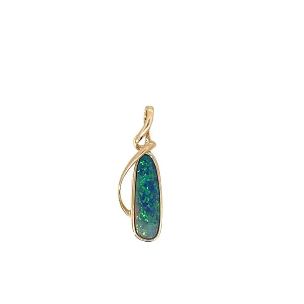Black Opal Doublet Pendant Hogan's Jewelers Gaylord, MI