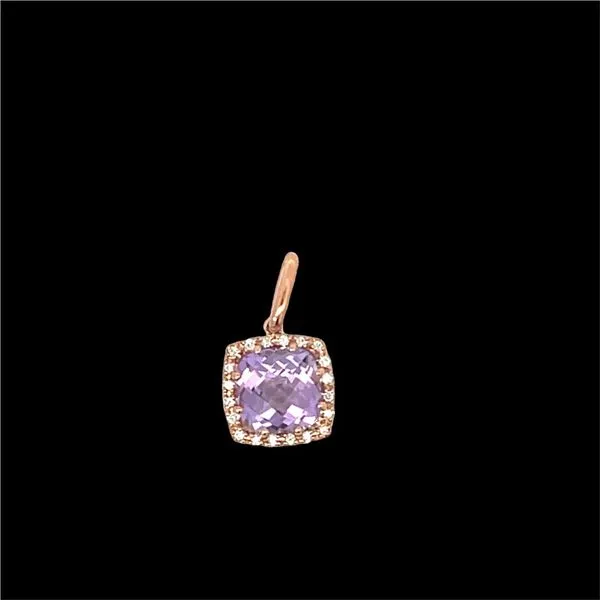 Lavender Quartz and Diamond Pendant Hogan's Jewelers Gaylord, MI