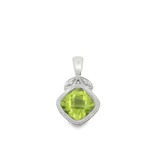 Peridot and Diamond Pendant Hogan's Jewelers Gaylord, MI