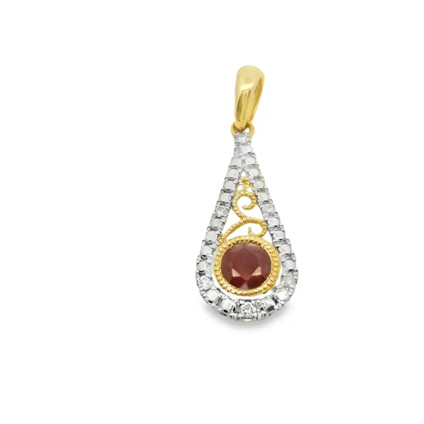 Ruby and Diamond Pendant Hogan's Jewelers Gaylord, MI