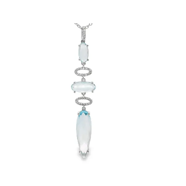 Blue Topaz Pendant Hogan's Jewelers Gaylord, MI