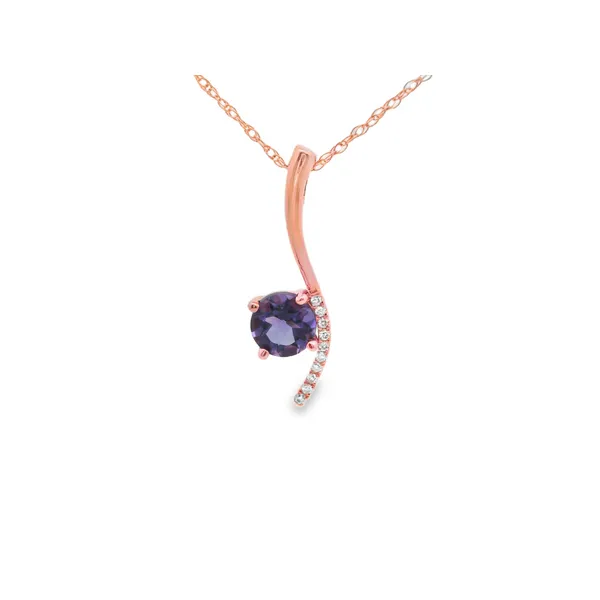 Amethyst and Diamond Pendant Hogan's Jewelers Gaylord, MI