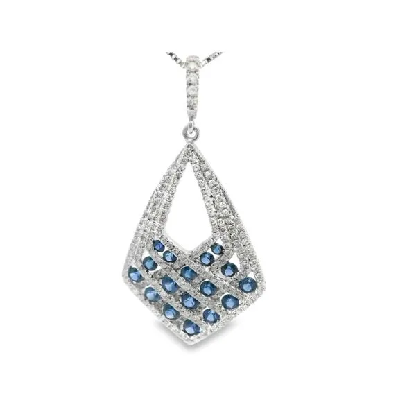 Sapphire and Diamond Pendant Hogan's Jewelers Gaylord, MI