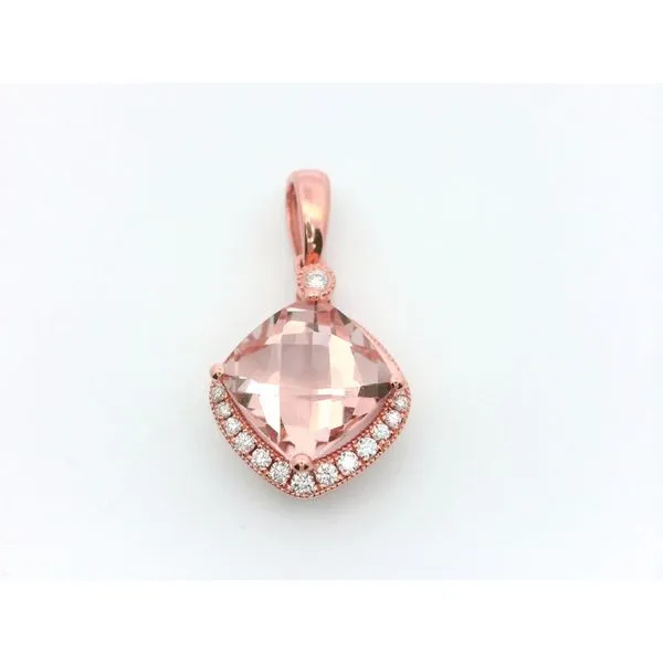 Morganite and Diamond Pendant Hogan's Jewelers Gaylord, MI