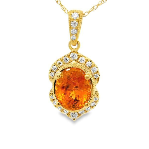 Spessartite Garnet Pendant Hogan's Jewelers Gaylord, MI