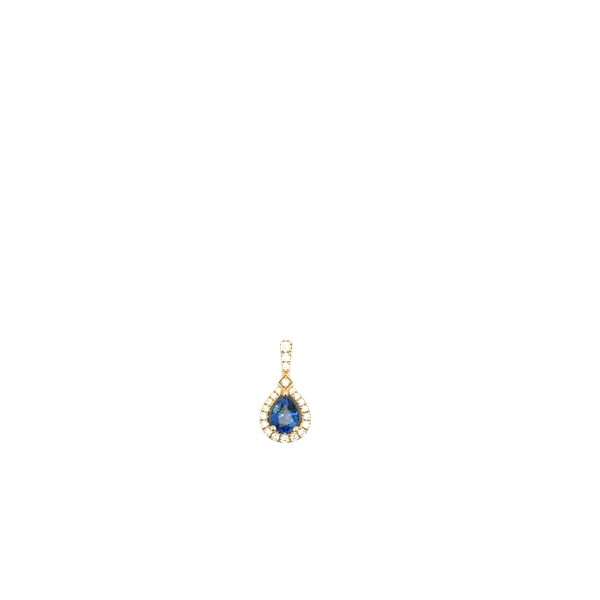 Blue Sapphire and Diamond Pendant Hogan's Jewelers Gaylord, MI