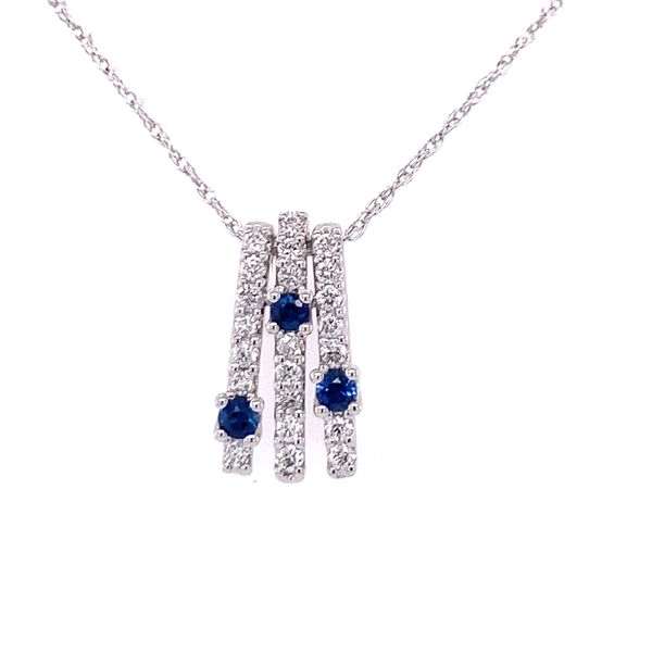 Sapphire and Diamond Necklace Hogan's Jewelers Gaylord, MI