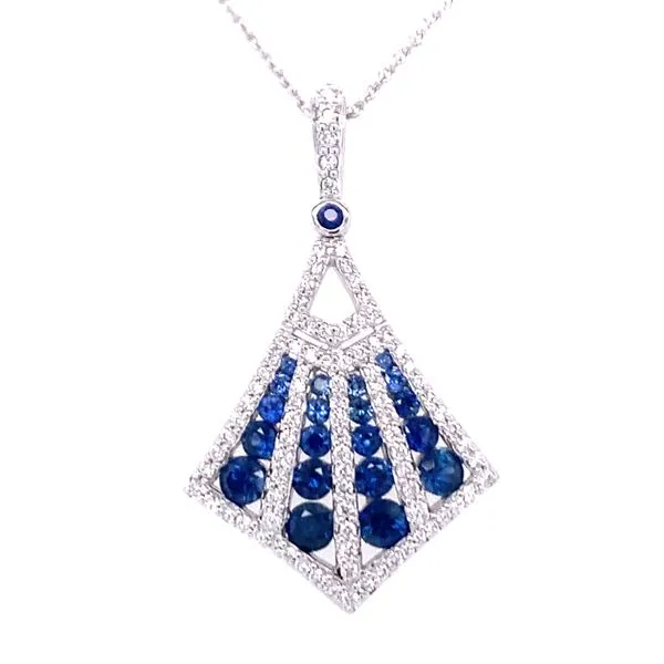 Sapphire and Diamond Pendant Hogan's Jewelers Gaylord, MI