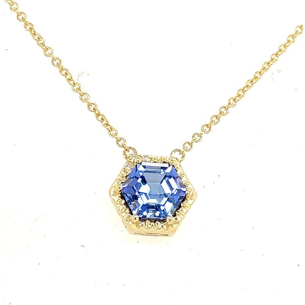 Tanzanite and Diamond Necklace Hogan's Jewelers Gaylord, MI