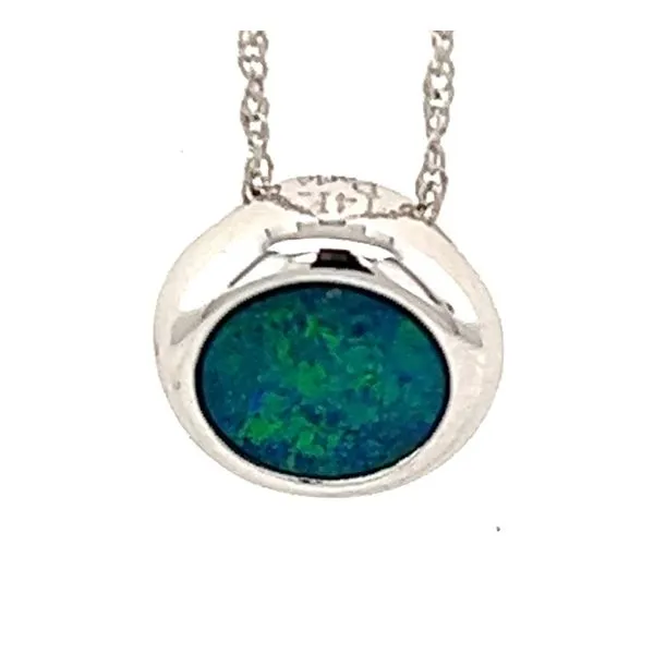 Australian Black Opal Pendant Hogan's Jewelers Gaylord, MI