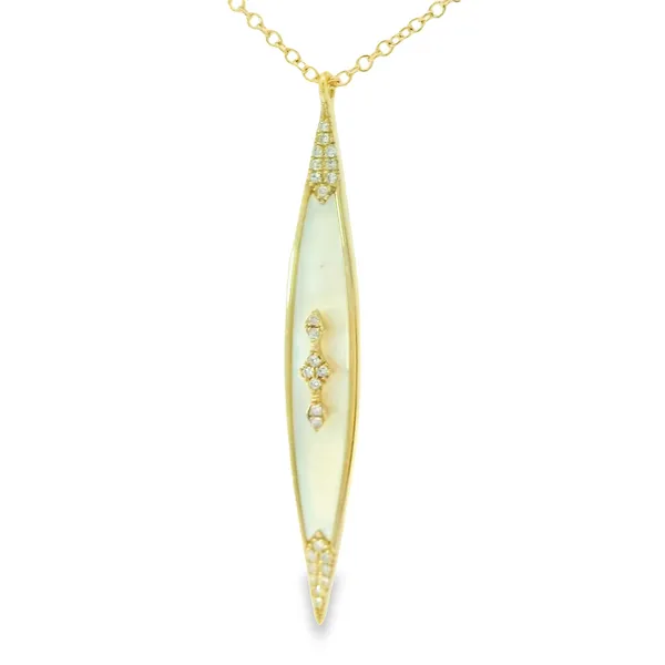 Mother-of-Pearl and Diamond Necklace Hogan's Jewelers Gaylord, MI