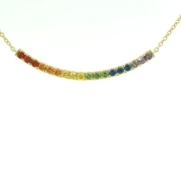 Multi-Color Sapphire Necklace Hogan's Jewelers Gaylord, MI