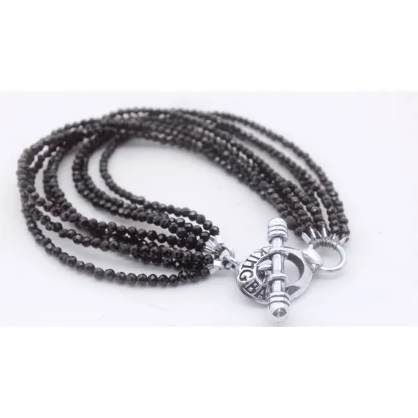 Black Spinel Bead Bracelet Hogan's Jewelers Gaylord, MI
